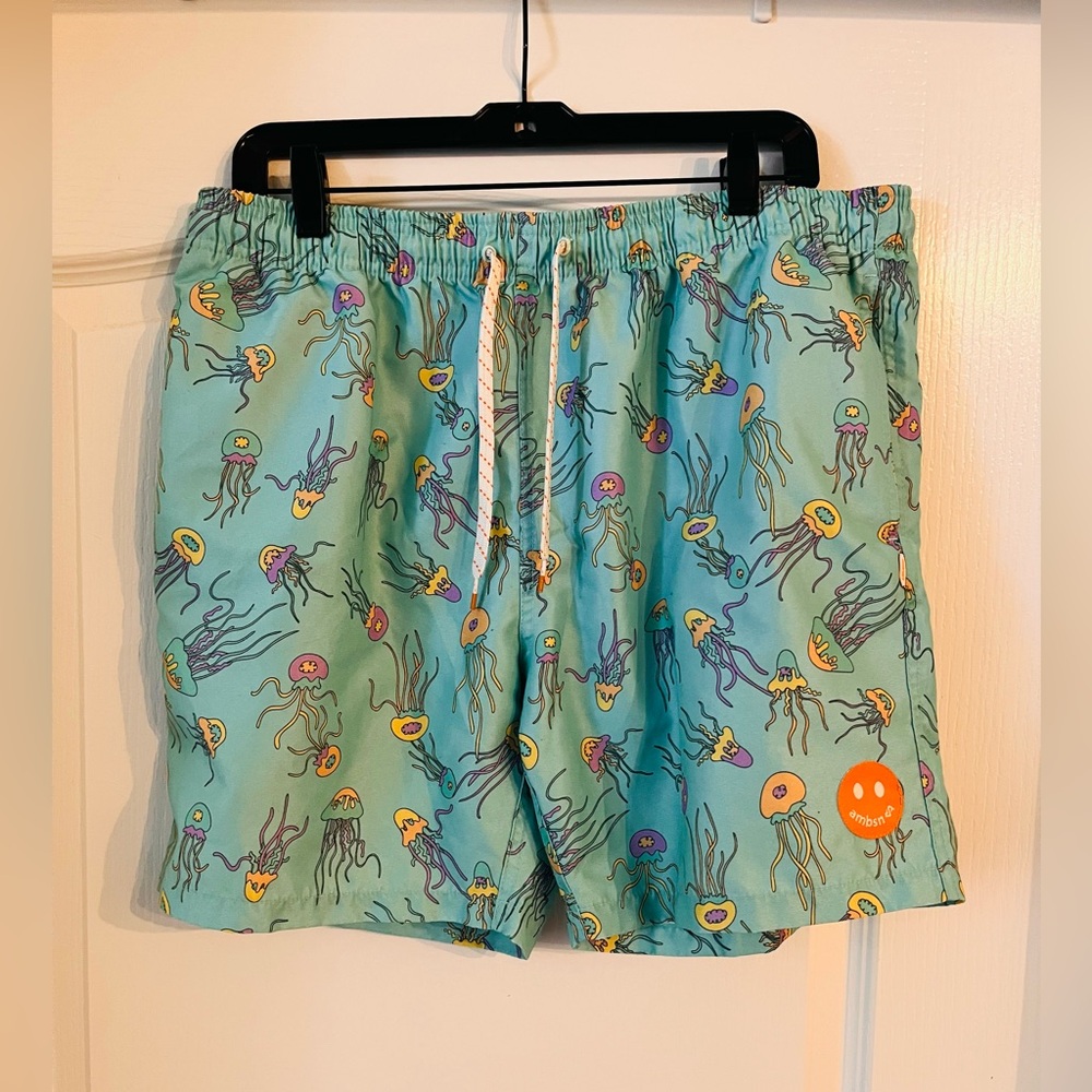 Ambsn jellyfish print swim trunks
